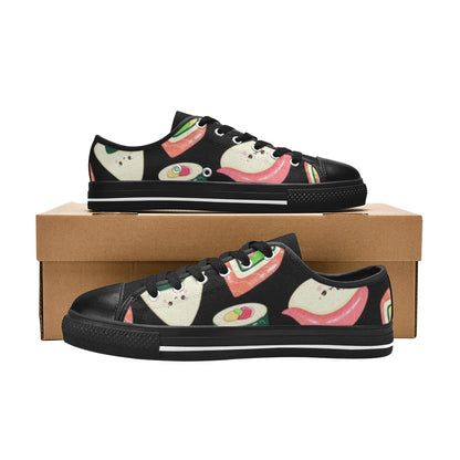 Happy Sushi - Men's Classic Canvas Shoes