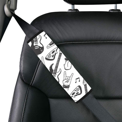 Rock Music Car Seat Belt Cover 7''x10'' (Pack of 2)