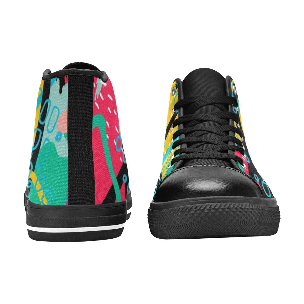 Bright And Colourful - Kids High Top Canvas Shoes Kids High Top Canvas Shoes Printed Offshore