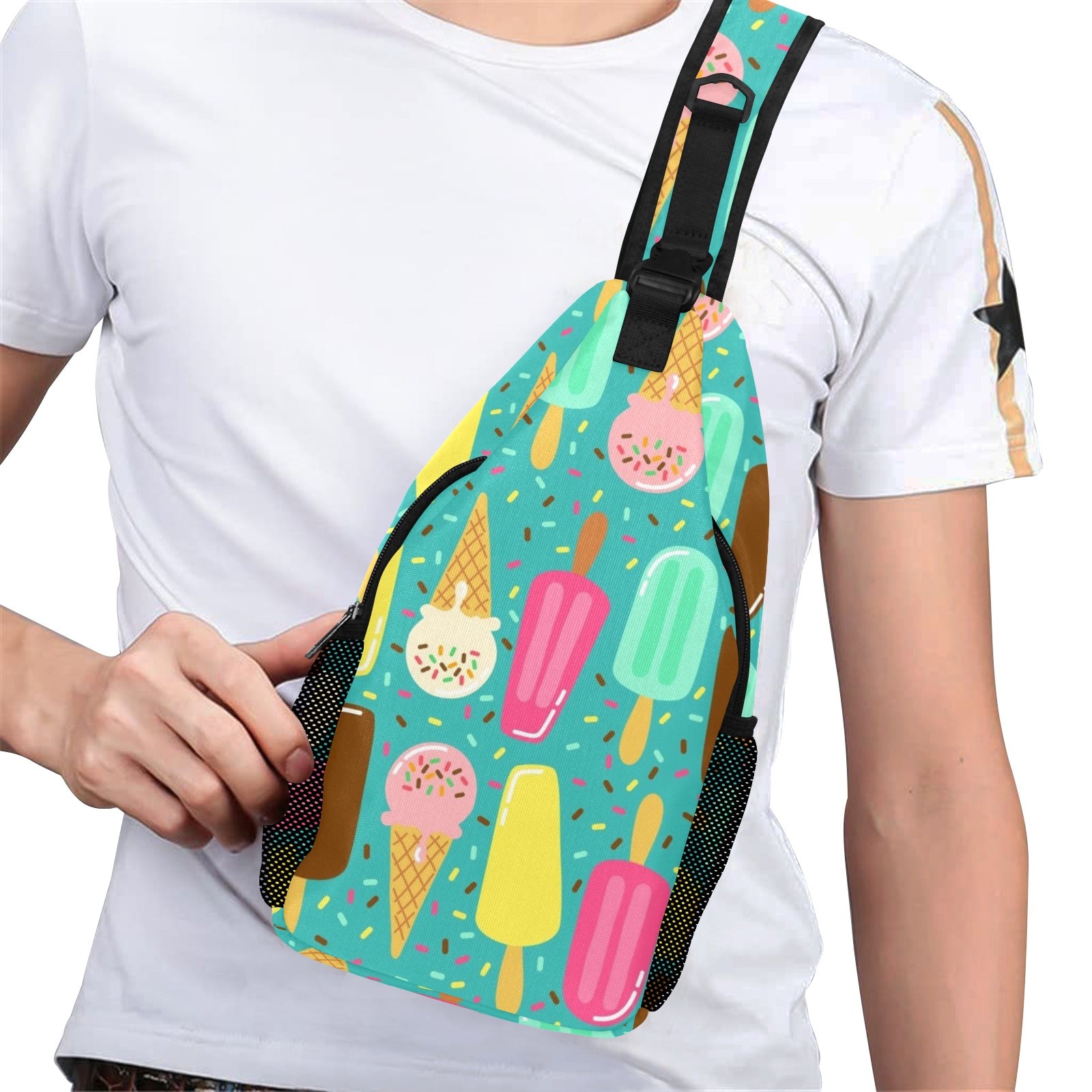 Ice Cream - Cross-Body Chest Bag Cross-Body Chest Bag Printed Offshore