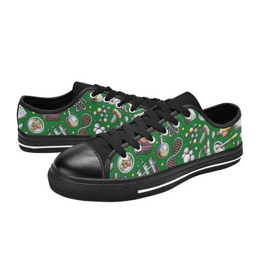 Science Love - Women's Classic Canvas Shoes