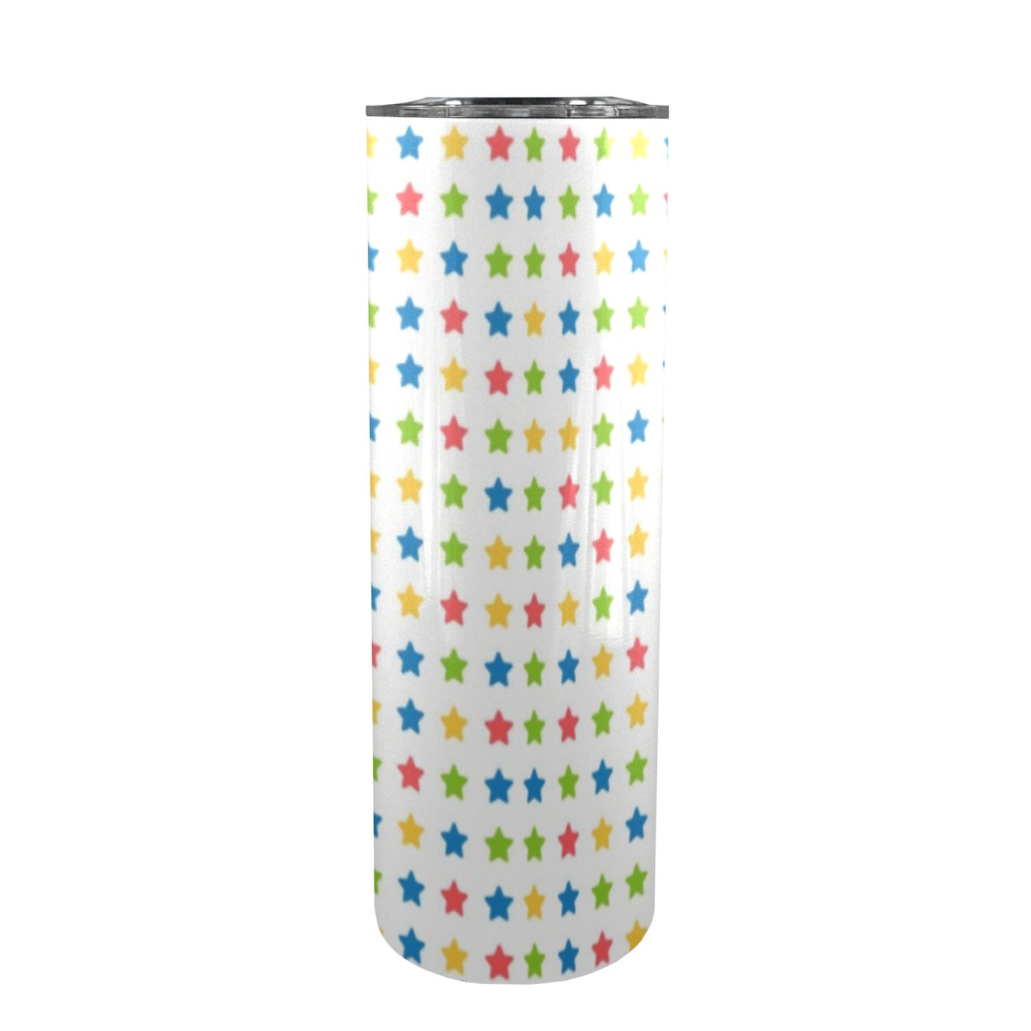 Stars - 20oz Tall Skinny Tumbler with Lid and Straw