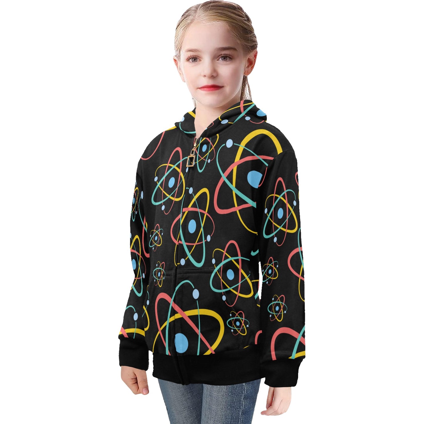 Atoms - Senior Girls Zip Up Hoodie