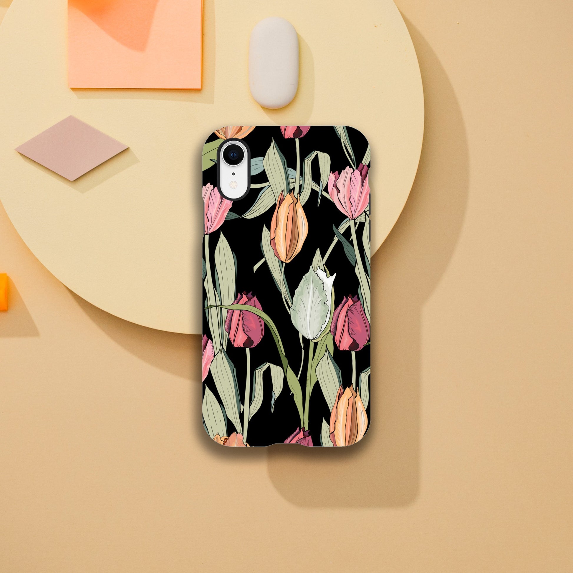 Tulips - Phone Tough Case iPhone XR Phone Case Globally Fulfilled