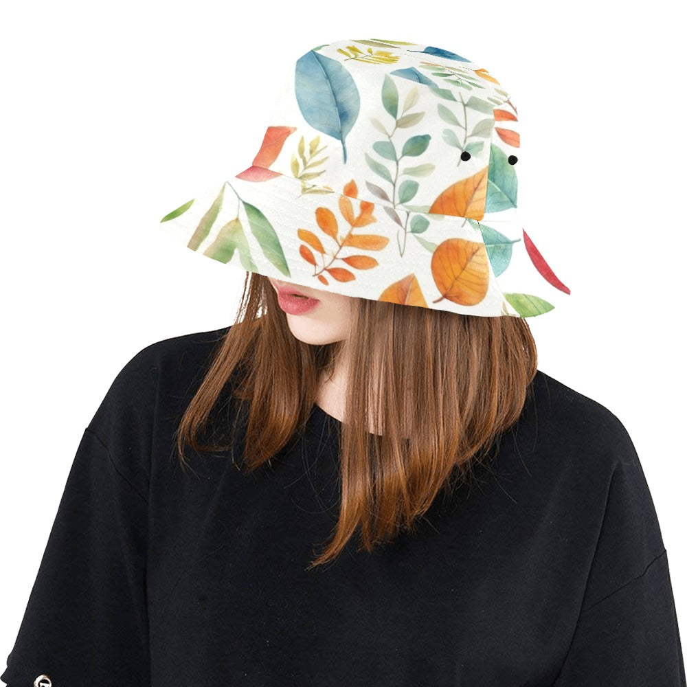 Autumn Leaves - Womens Bucket Hat