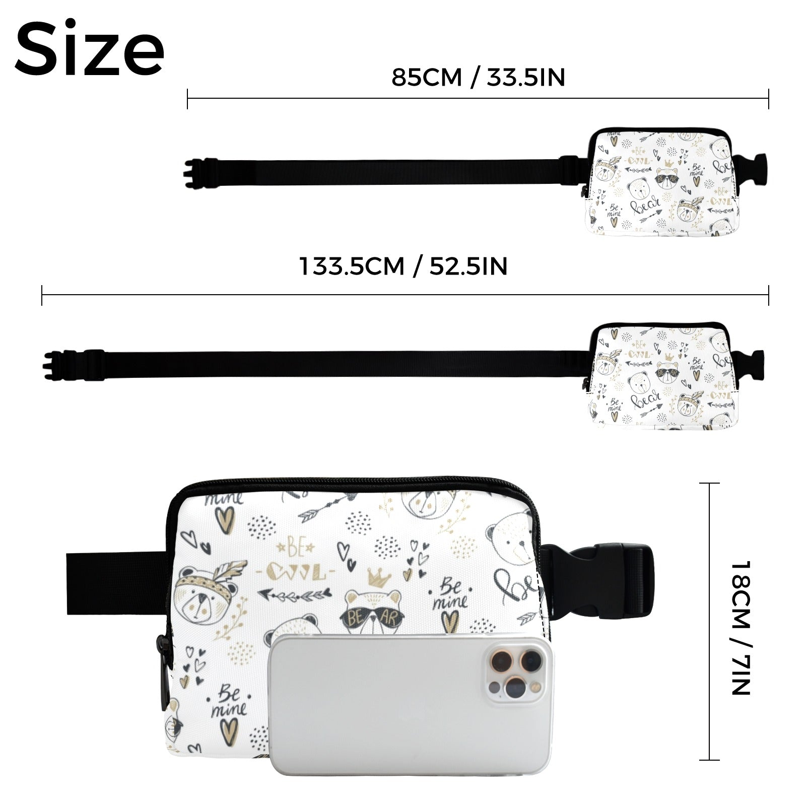 Bears - Belt Bag Belt Bag animal Printed Offshore