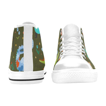 Monsters - Kids High Top Canvas Shoes Kids High Top Canvas Shoes Printed Offshore Sci Fi