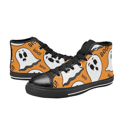 Ghost Boo - Men's High Top Canvas Shoes