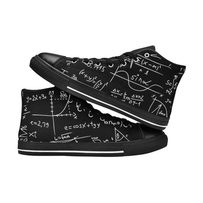 Equations - Kids High Top Canvas Shoes