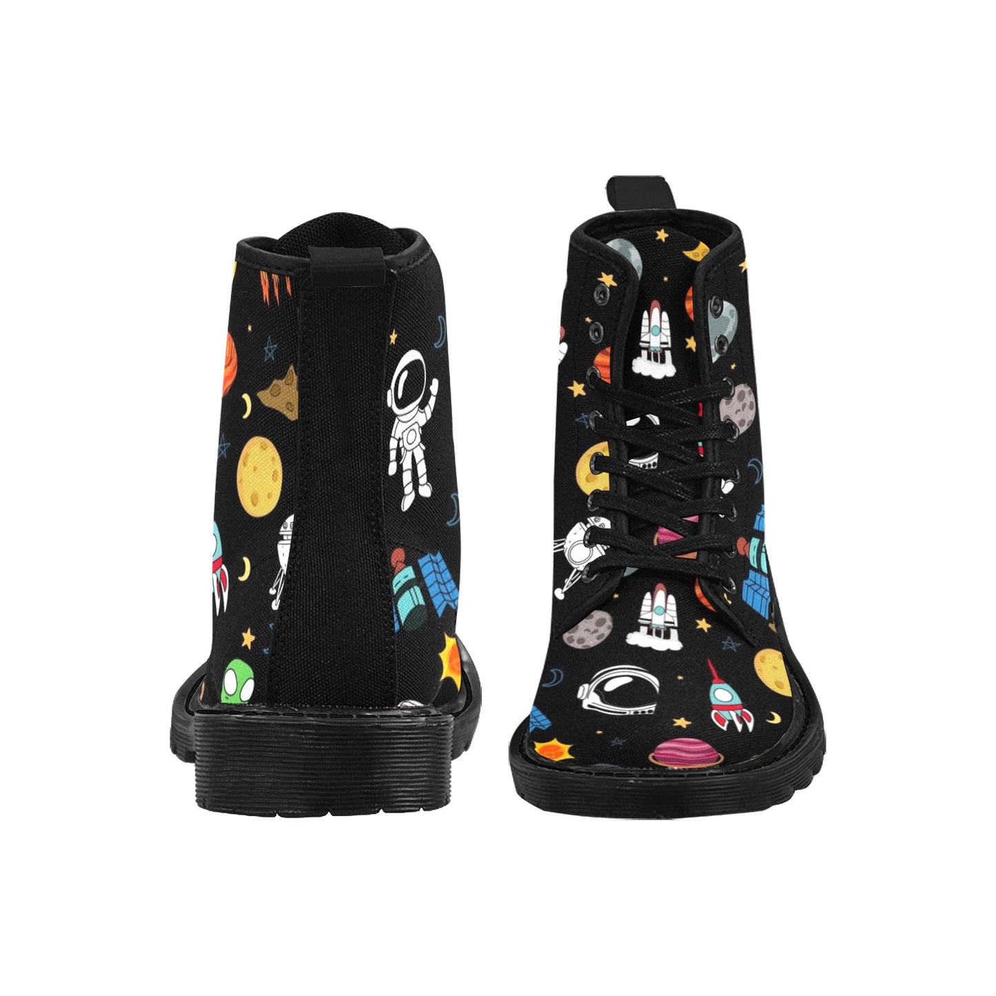 Kids Space - Martin Boots for Men (Black)