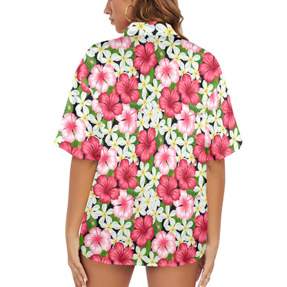 Hibiscus - Womens Hawaiian Shirt