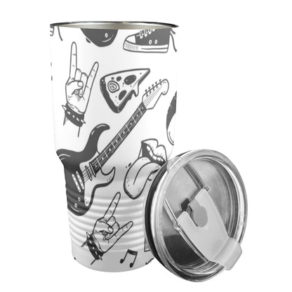 Rock Music - 30oz Insulated Stainless Steel Mobile Tumbler