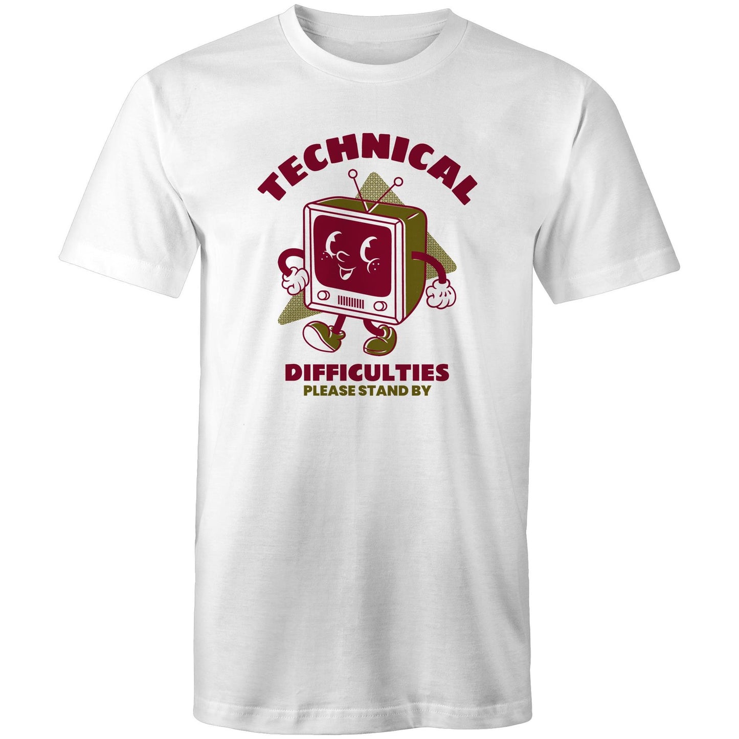 Retro TV, Technical Difficulties - Mens T-Shirt