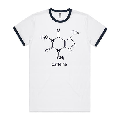 Caffeine Molecule - Staple Ringer Tee