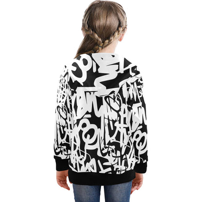 Graffiti - Senior Girls Zip Up Hoodie