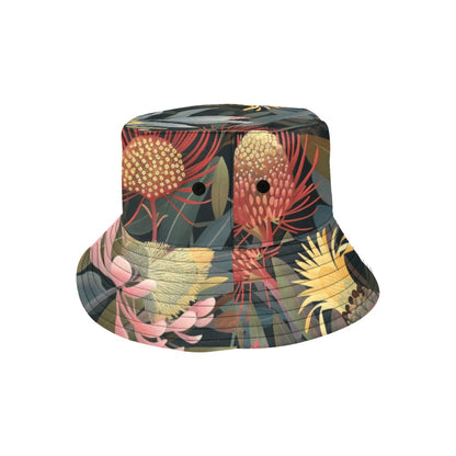 Australian Native Flowers - Womens Bucket Hat