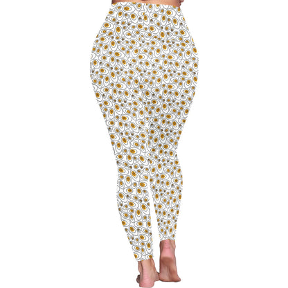 Eggs Abstract - Women's Plus Size High Waist Leggings Women's Plus Size High Waist Leggings Printed Offshore