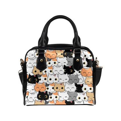 Cute Cartoon Cats - Shoulder Handbag