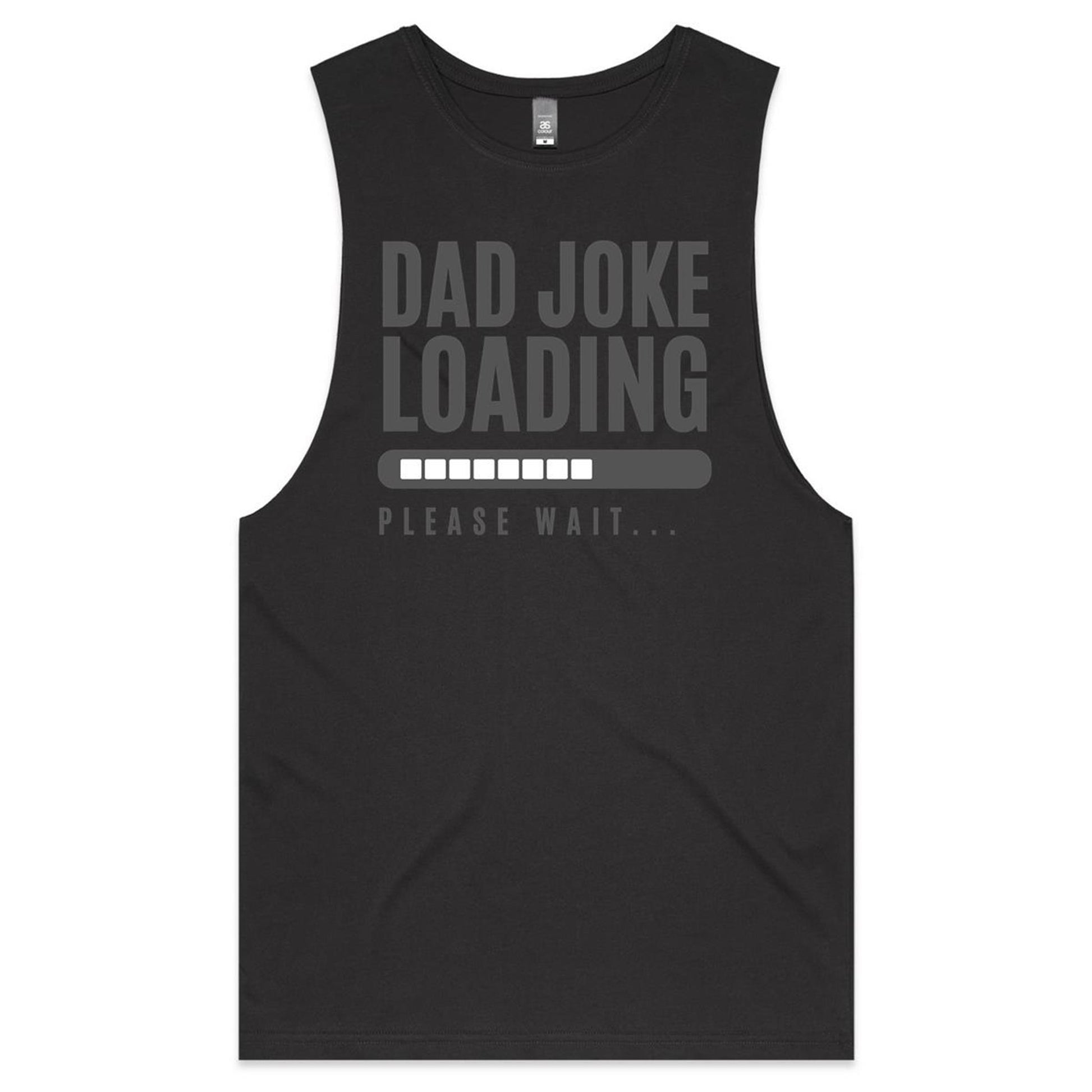Dad Joke Loading - Mens Tank Top Tee Coal Mens Tank Tee Dad