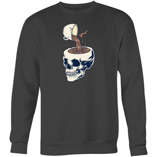 Coffee Skull - Crew Sweatshirt Coal Sweatshirt Coffee