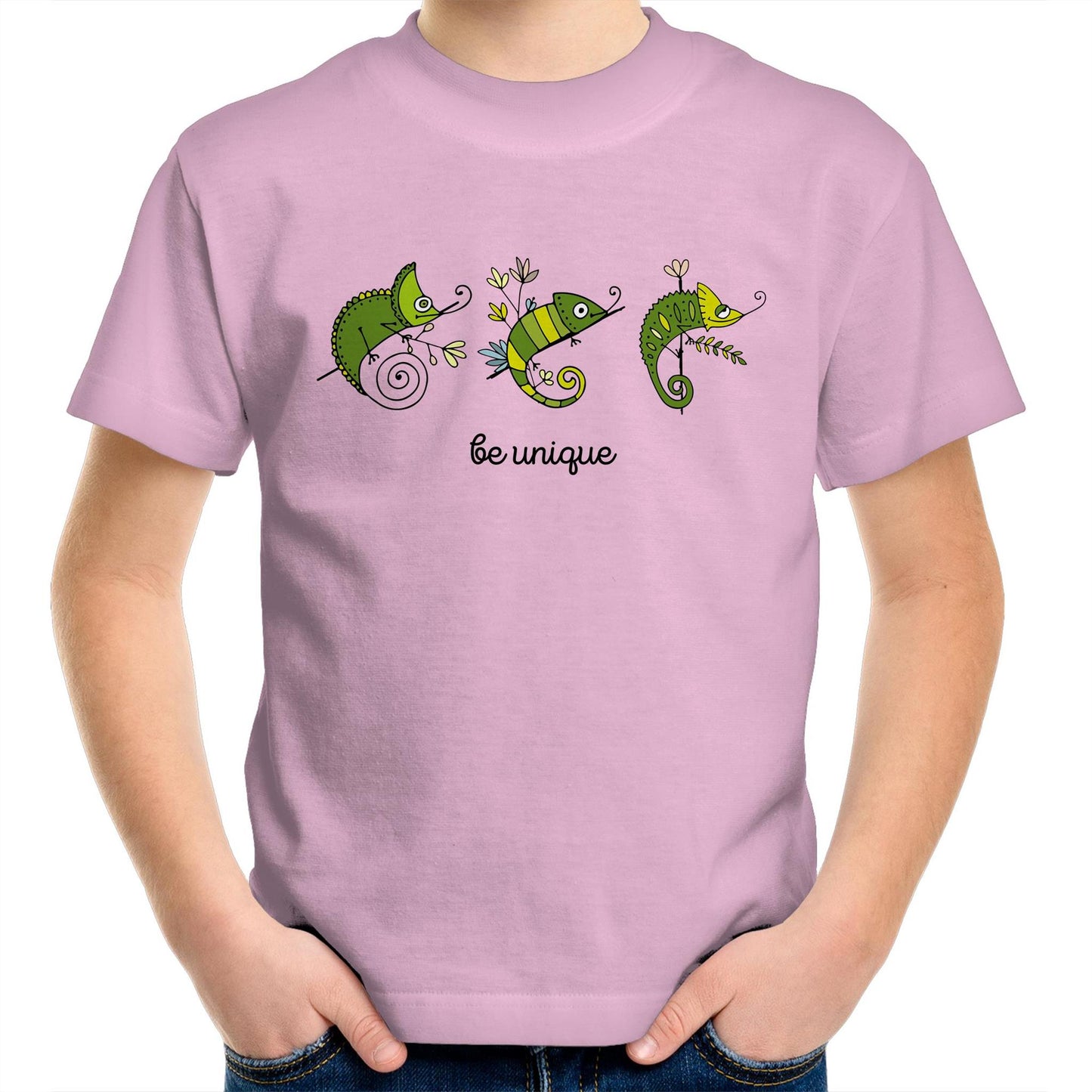 Chameleon, Be Unique - Kids Youth T-Shirt