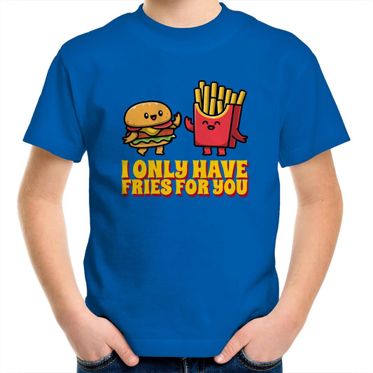 Hamburger, Fries, I Only Have Fries For You - Kids Youth T-Shirt