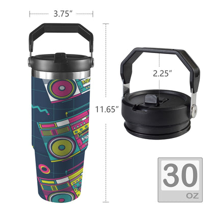 Boombox - 30oz Tumbler with Top Handle