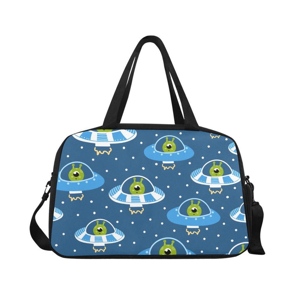 Cute Aliens in UFOs - Gym Bag / Overnight Bag