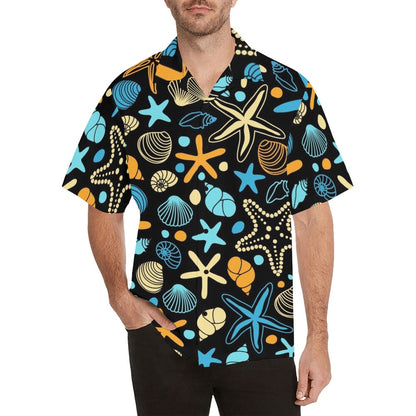 Starfish And Shells - Hawaiian Shirt