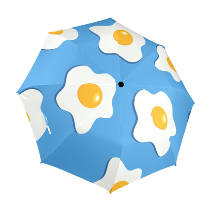 Fried Eggs - Semi-Automatic Foldable Umbrella