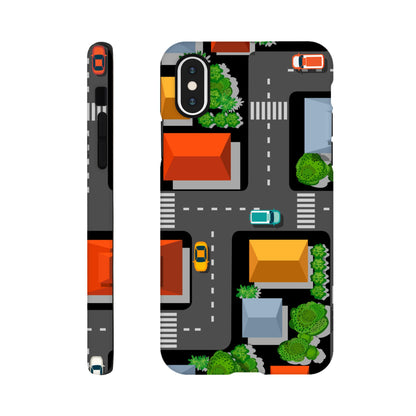 Road Map - Phone Tough Case iPhone XS Phone Case Globally Fulfilled