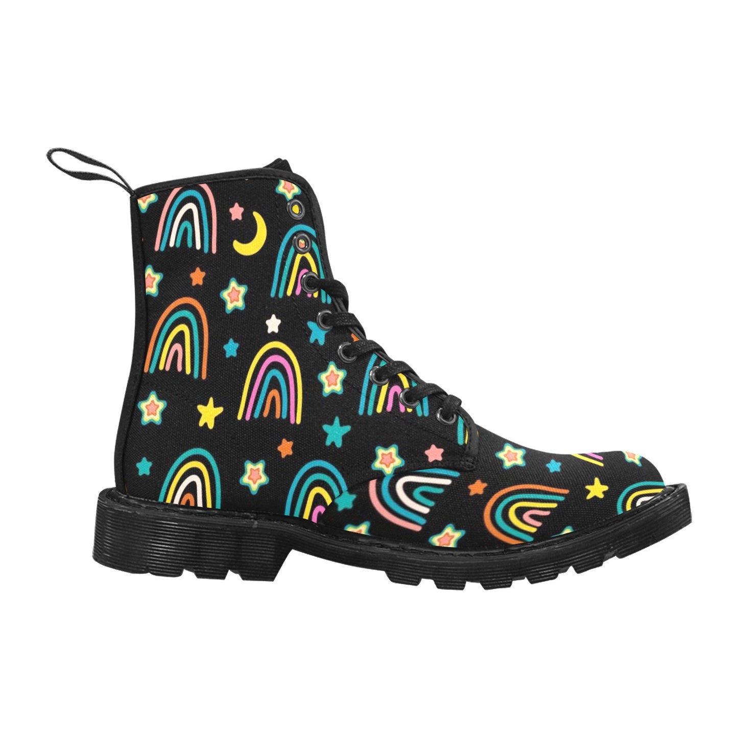 Rainbows - Martin Boots for Men (Black)