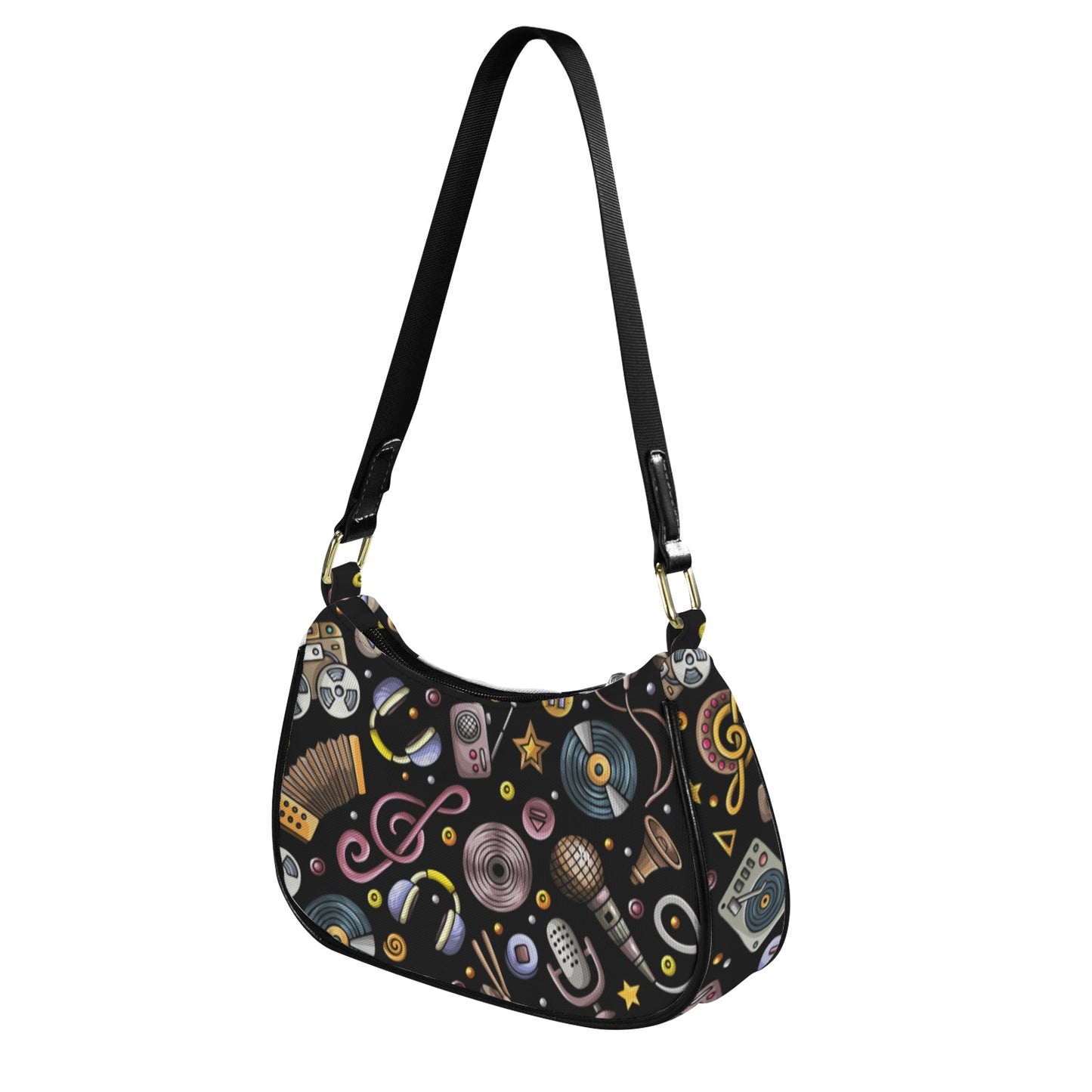 Retro Music Mix - Small Shoulder Bag