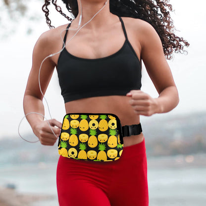 Happy Pineapples - Belt Bag Belt Bag Food Printed Offshore