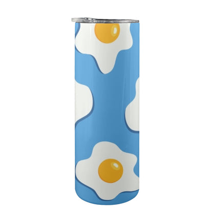 Fried Eggs - 20oz Tall Skinny Tumbler with Lid and Straw