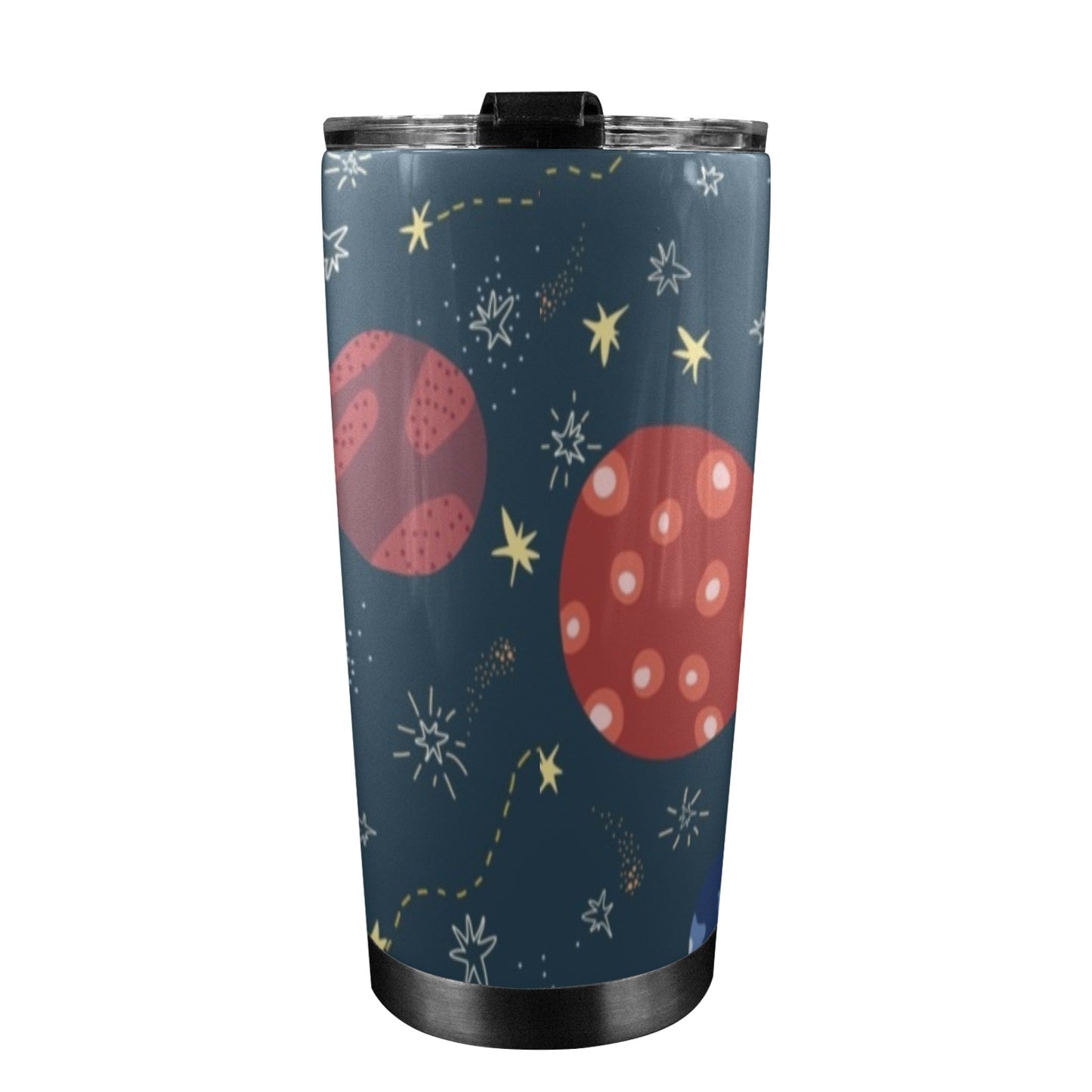 Rocket and Planets In Space - 20oz Travel Mug / Tumbler