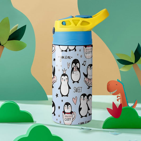 Penguin Love - Kids Drink Bottle