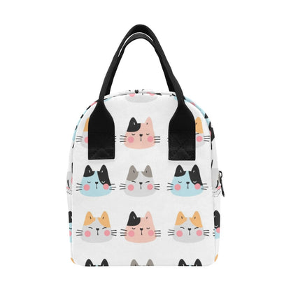 Cat Faces - Zipper Lunch Bag