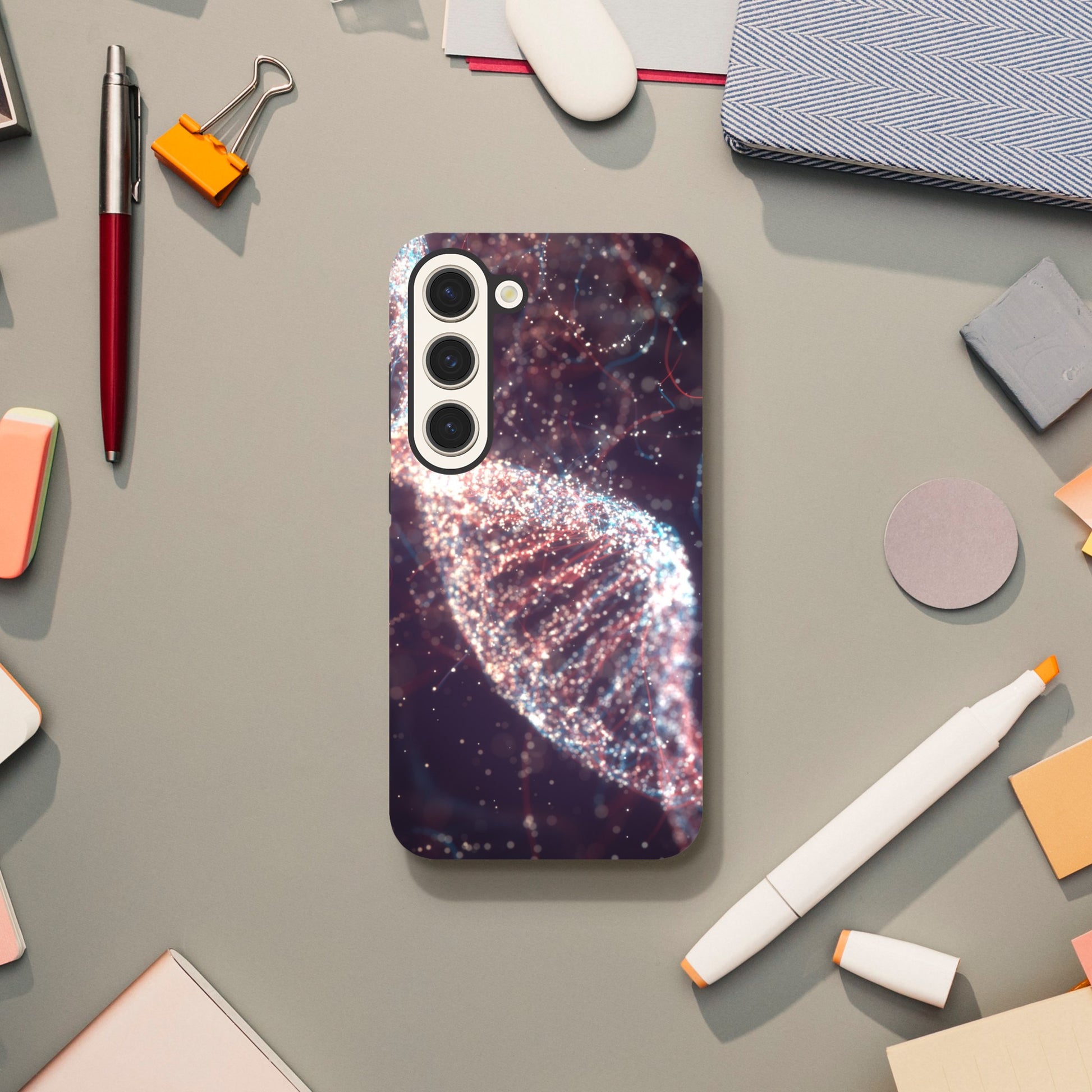 Glittery DNA - Phone Tough Case Galaxy S23 Phone Case