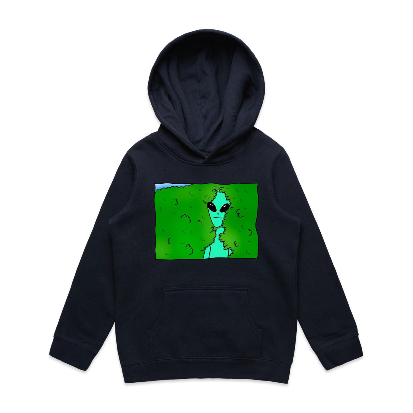 Alien Backing Into Hedge Meme - Youth Supply Hood