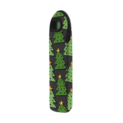 Christmas Trees - Neoprene Wine Bag