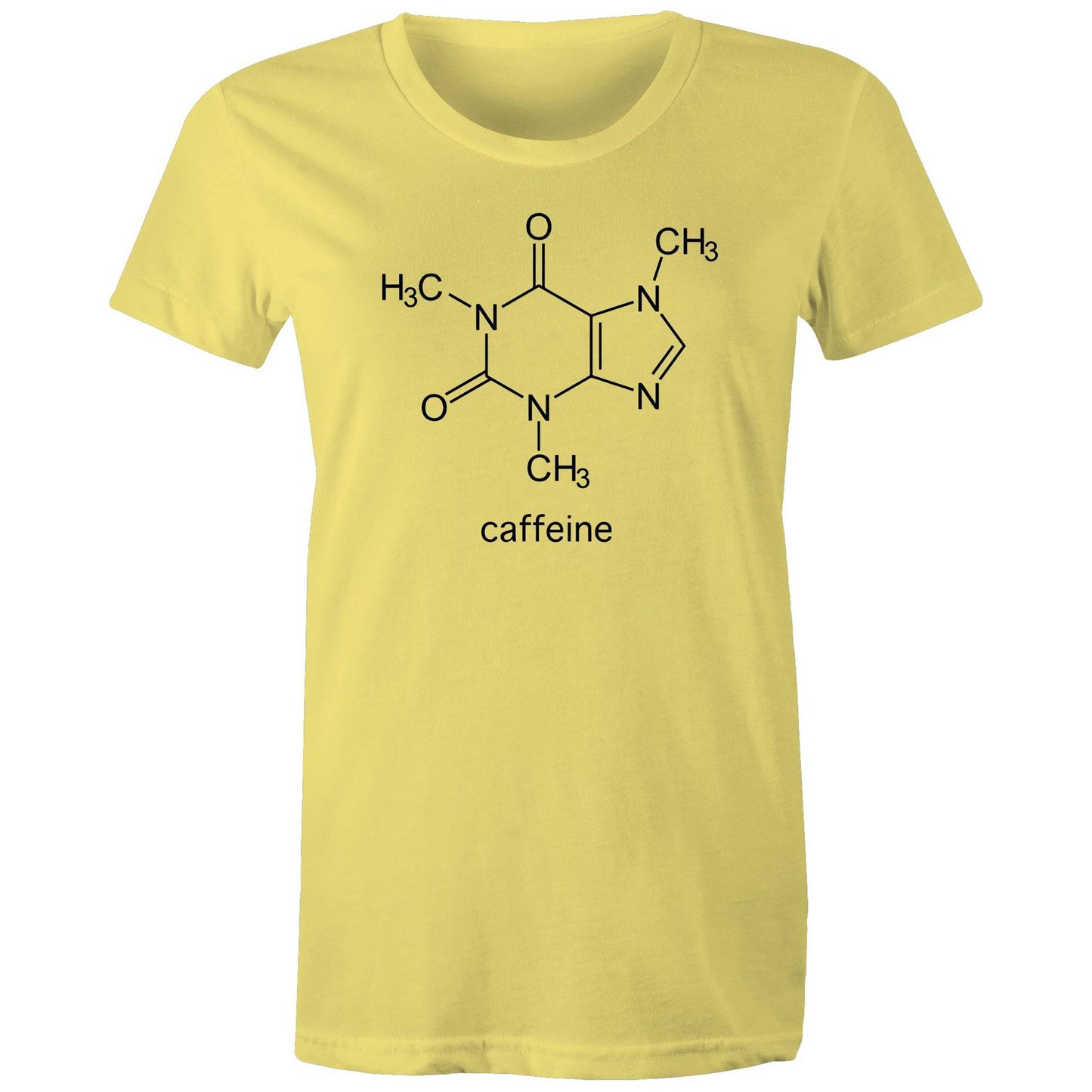 Caffeine Molecule - Womens T-shirt