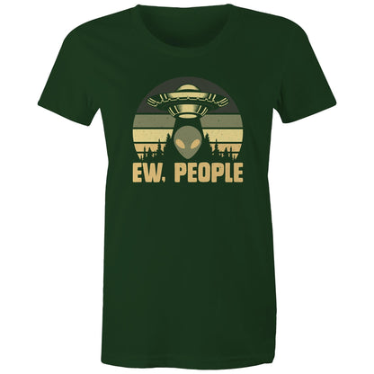 Alien Ew, People - Womens T-shirt