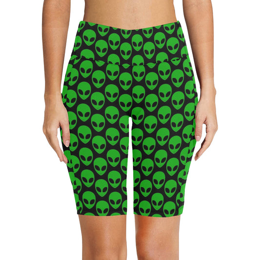 Aliens - Women's Bike Shorts Womens Bike Shorts Printed Offshore Sci Fi