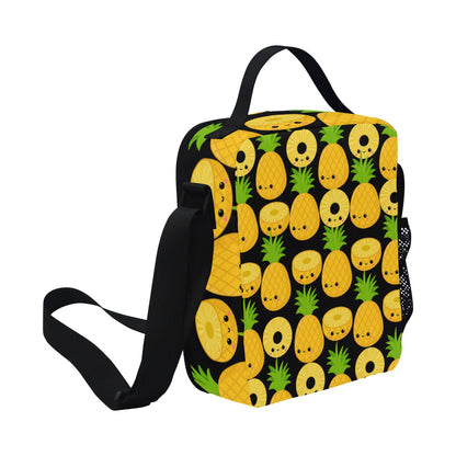 Happy Pineapples - Crossbody Lunch Bag for Kids Kids Crossbody Lunch Bag