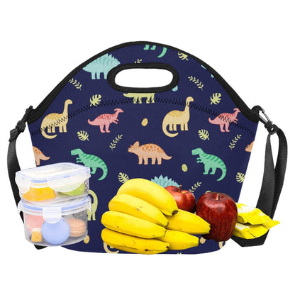 Dinosaurs - Neoprene Lunch Bag/Large Neoprene Lunch Bag/Large Printed Offshore