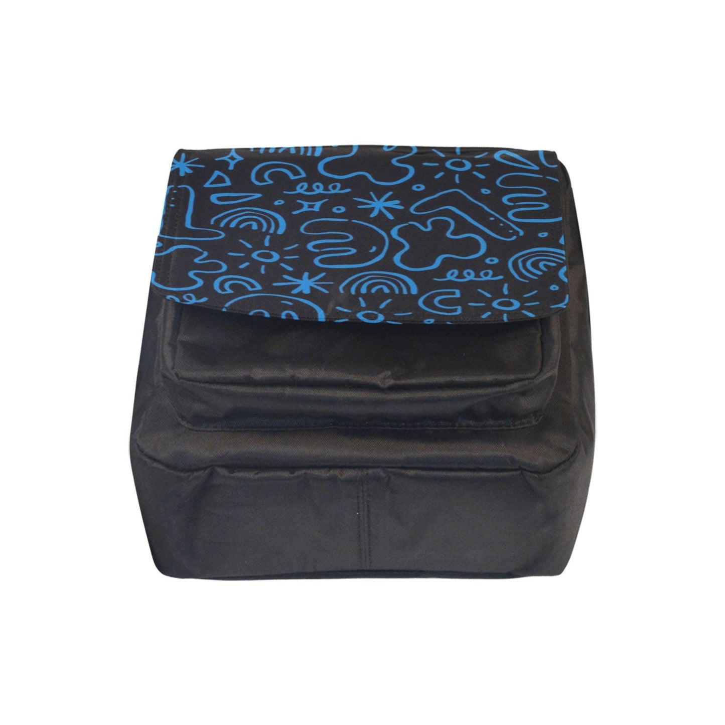 Blue Squiggle - Crossbody Nylon Bag Crossbody Bags Printed Offshore