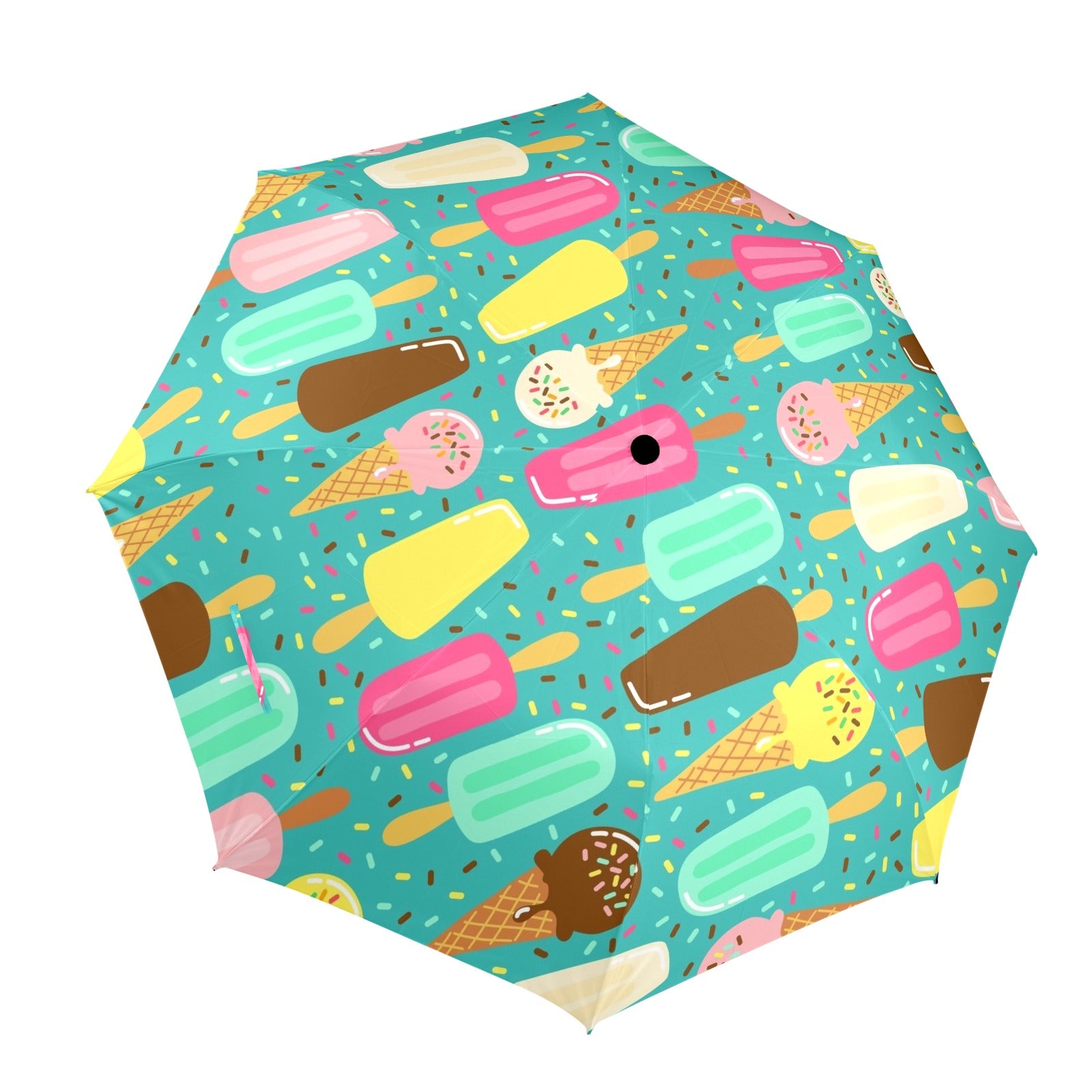 Ice Cream - Semi-Automatic Foldable Umbrella Semi-Automatic Foldable Umbrella