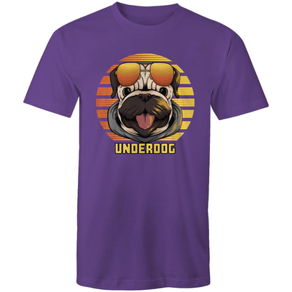 Underdog - Mens T-Shirt Purple Mens T-shirt animal
