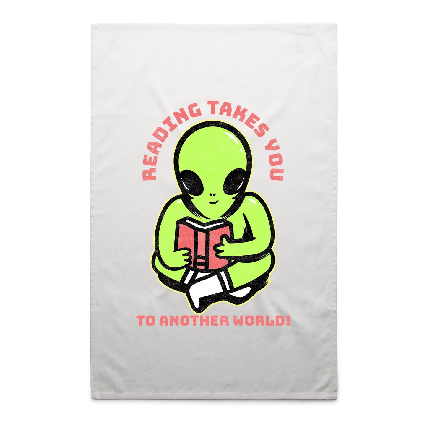 Reading Takes You To Another World - AS Colour Tea Towel